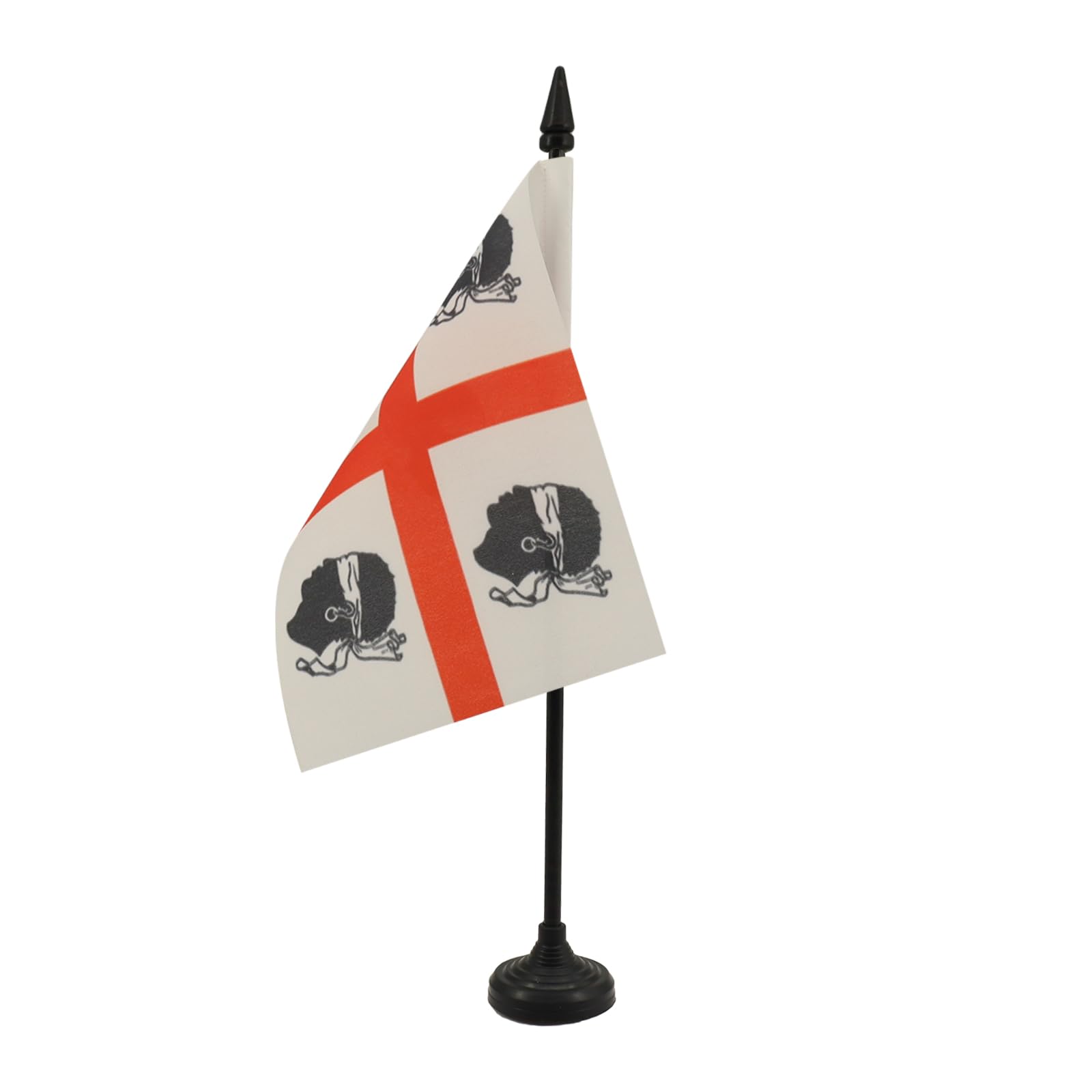 Drapeau De Table Course Automobile Noir - 21x14cm Avec Socle - Décoration Bureau Ou Intérieur - AZ FLAG - 10