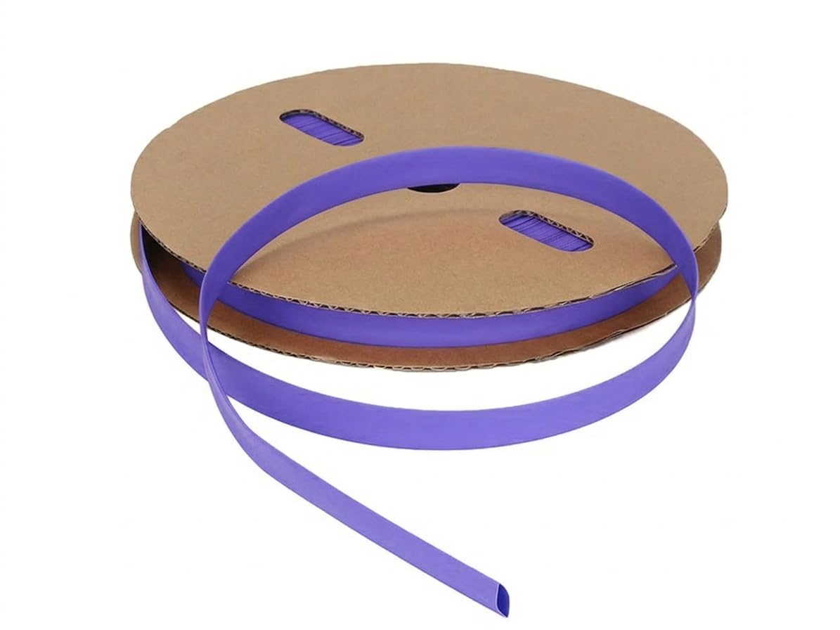 Kable Kontrol Heat Shrink Tubing - 3/4” Inch - 100' Ft Long, Purple Polyolefin - 2:1 Industrial Shrink Tube & Cable Sleeve for Electrical Wire