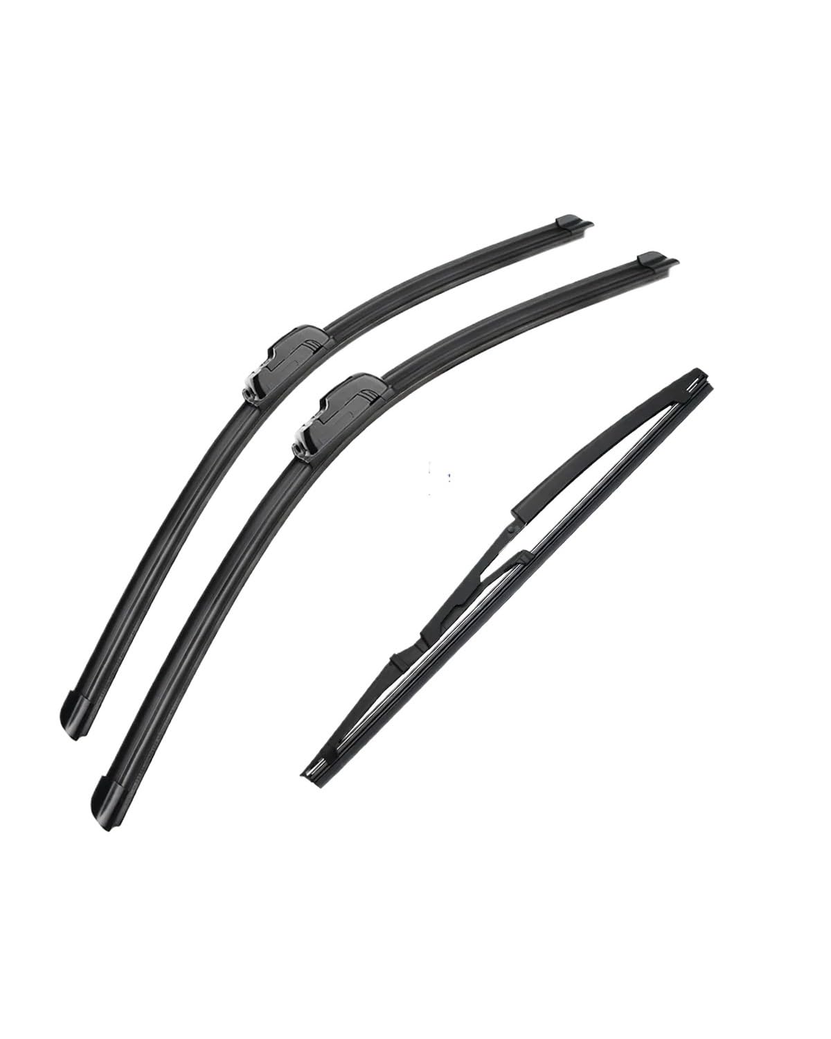 Tergicristalli Auto per Fiat Panda (2003-2012) - Set di 3 Spazzole (Anteriore + Posteriore) - Alta Visibilità e Silenziosità - Dimensioni 22"/16"/13" - Facile Installazione