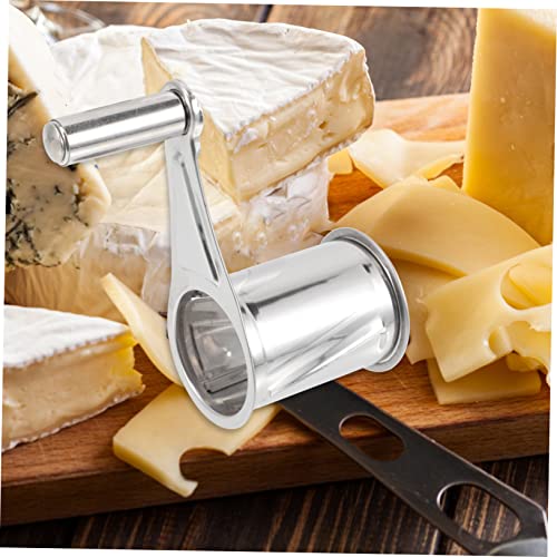 Rallador giratorio de acero inoxidable con mango, 2 piezas miniatura 5