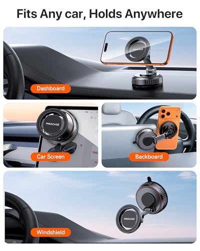 Miracase Magnetic Dashboard & Windshield Car Mount — view 6