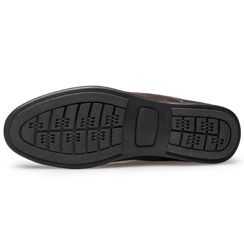 Men's Classic Lace Up Oxfords Shoes Mens Casual Walking Office Dress Shoes Fashion Pointed Toe Low Derby Shoes for Men3