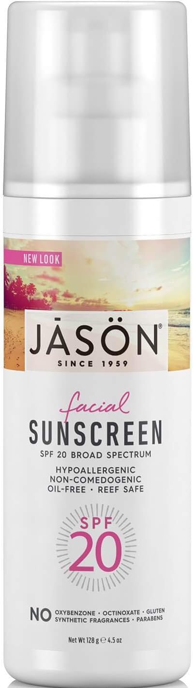 Jason Sun Facial Sunscreen SPF 20 4.50 oz