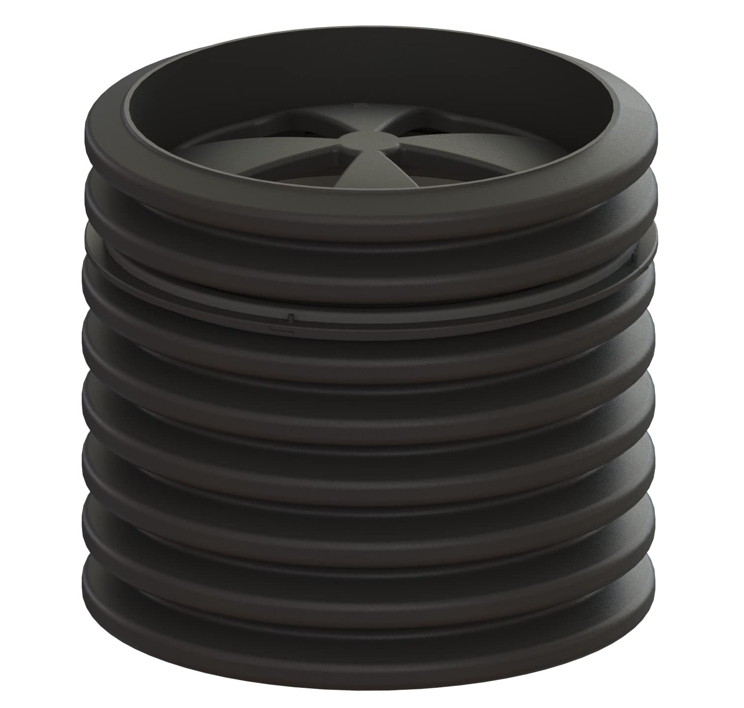 Aero-Stream Corrugated Pipe, 23.5" ID x 25" Tall with Safety Barrier