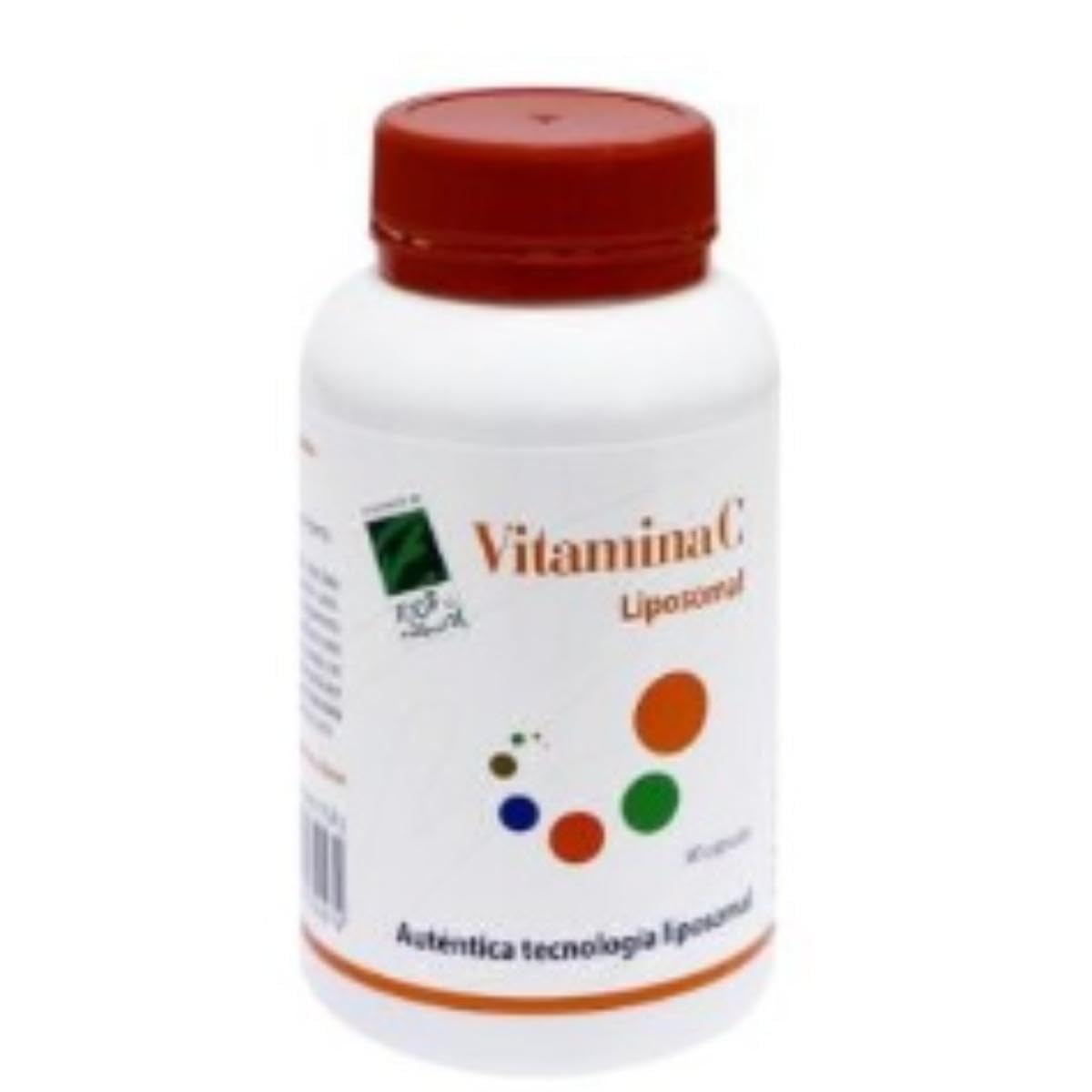 Vitamina C Liposomal - 60 Cápsulas - Reduce el Cansancio y la Fatiga - Alta Biodisponibilidad - Protege contra el Daño Oxidativo - Vitamina C (PureWay-​C y Ácido L-​ascórbico) - 100% Natural