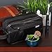 The Embassy Personal Travel Bag, Italian Stone Design, for Overnight Stays, Vacations and Road Trips, Genuine Lamb Skin Leather