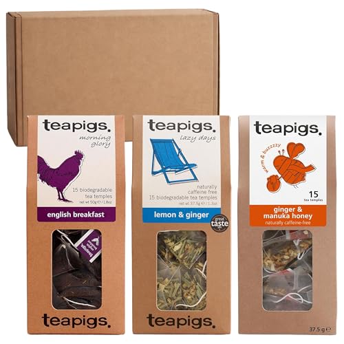 teapigs Pick n Mix Tea Temples Choose 3 Blends 3 x 15 Whole Leaf Teabags