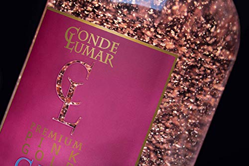 Gin Premium Geschenk für Männer & Frauen - Premium, Violet & Pink - Paket 3 Flaschen 23K Blattgold & Gold-Zertifikat… – Bild 5