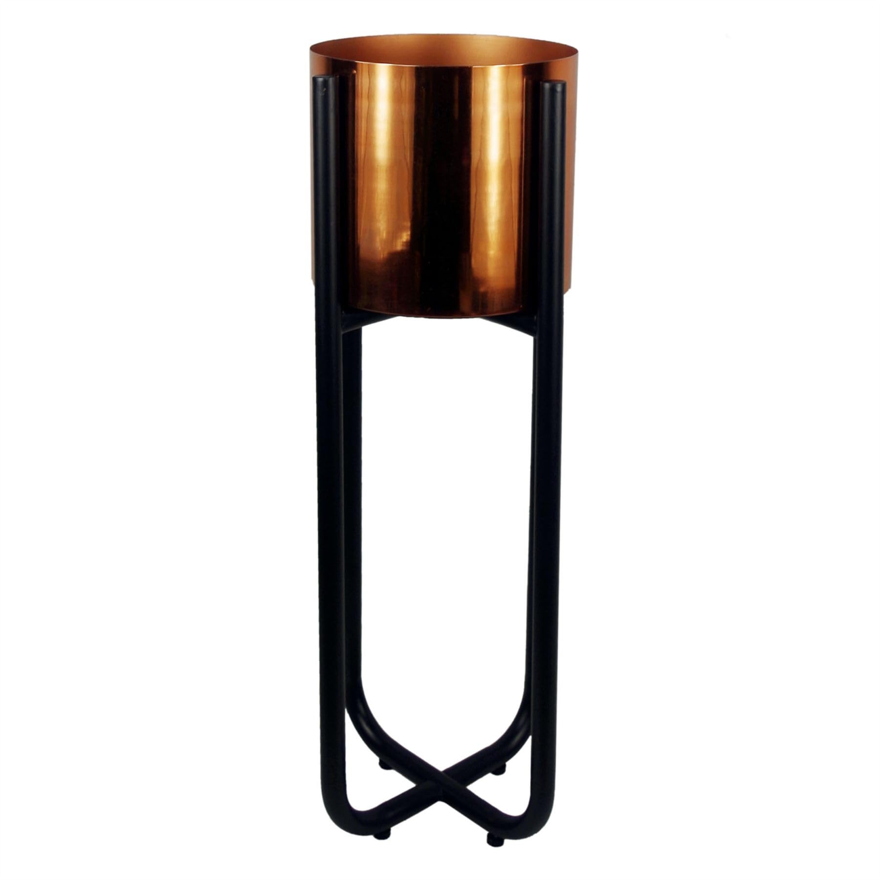 Leaf Metal Planter