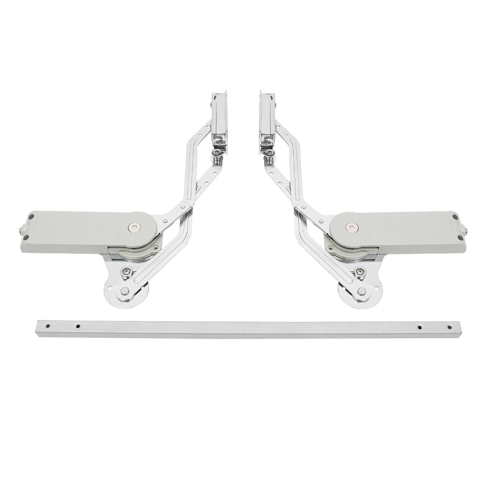 Hydraulic Buffer Cabinet Door Hinges Adjustable Mounting Arm Mechanism 1Pcs