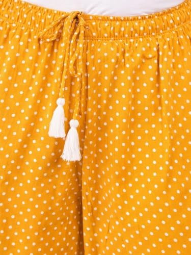 Image of B STORIES Women's Viscose Printed Lounge Culotte Shorts (Pack of 2)