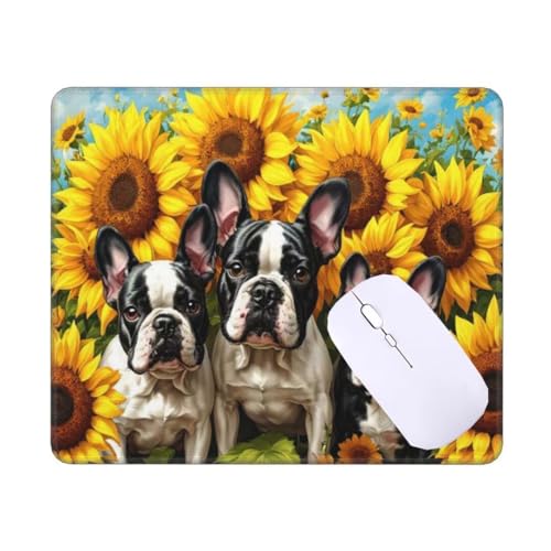 Tapis de souris antidérapant lavable 600x400 mm motif sunflower