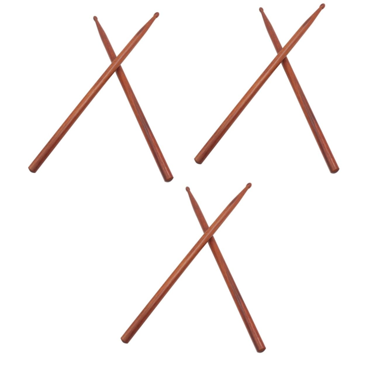 3paare Drumsticks Aus Holz Ovaler Holzgriff Langlebig Und Für Jugendliche Und Schlagzeuger Perfektes Percussion-zubehör