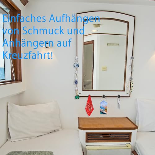 NogmeTaa mini Magnete stark mit Haken für Büro, Klassenzimmer, Kreuzfahrtschiff und Küche, niedliche neodym magnethaken für Kühlschrank – 10 Stück pro Packung (Schwarz)