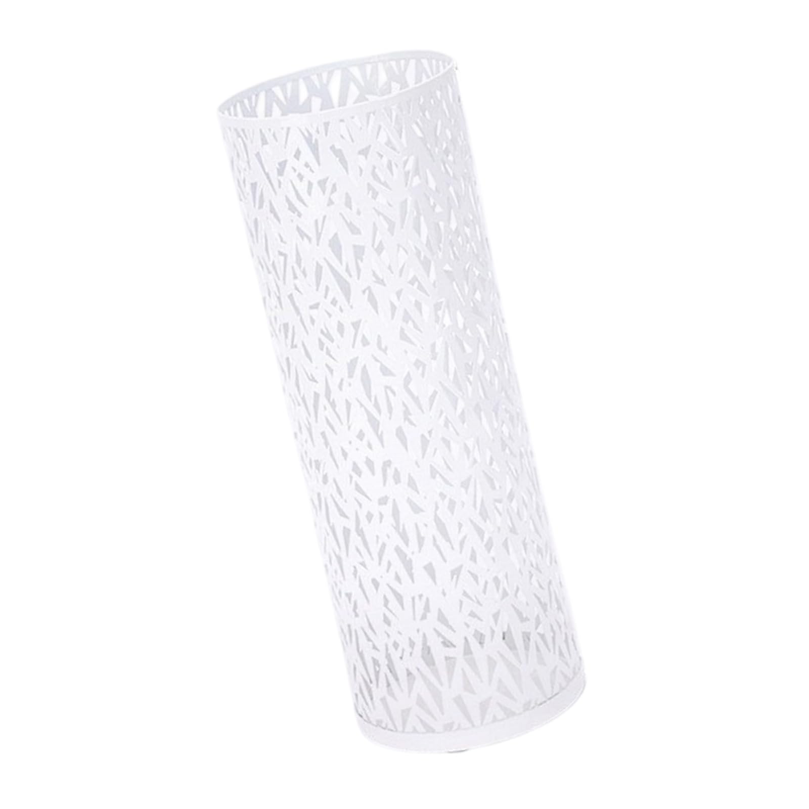 Buxuaaaa Elegant Umbrella Stand Organizers with Hollow Pattern for Indoor Entryway Storage Water Resistant Umbrella Stand