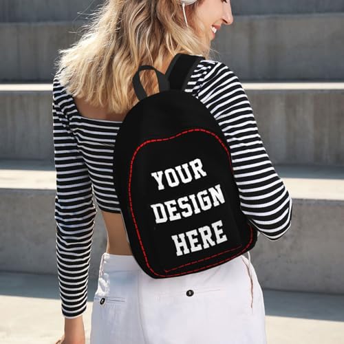 Custom Backpack for Women Men Customize Casual Travel Backpack, Personalized Backpacks Design With Text Photo Logo 7