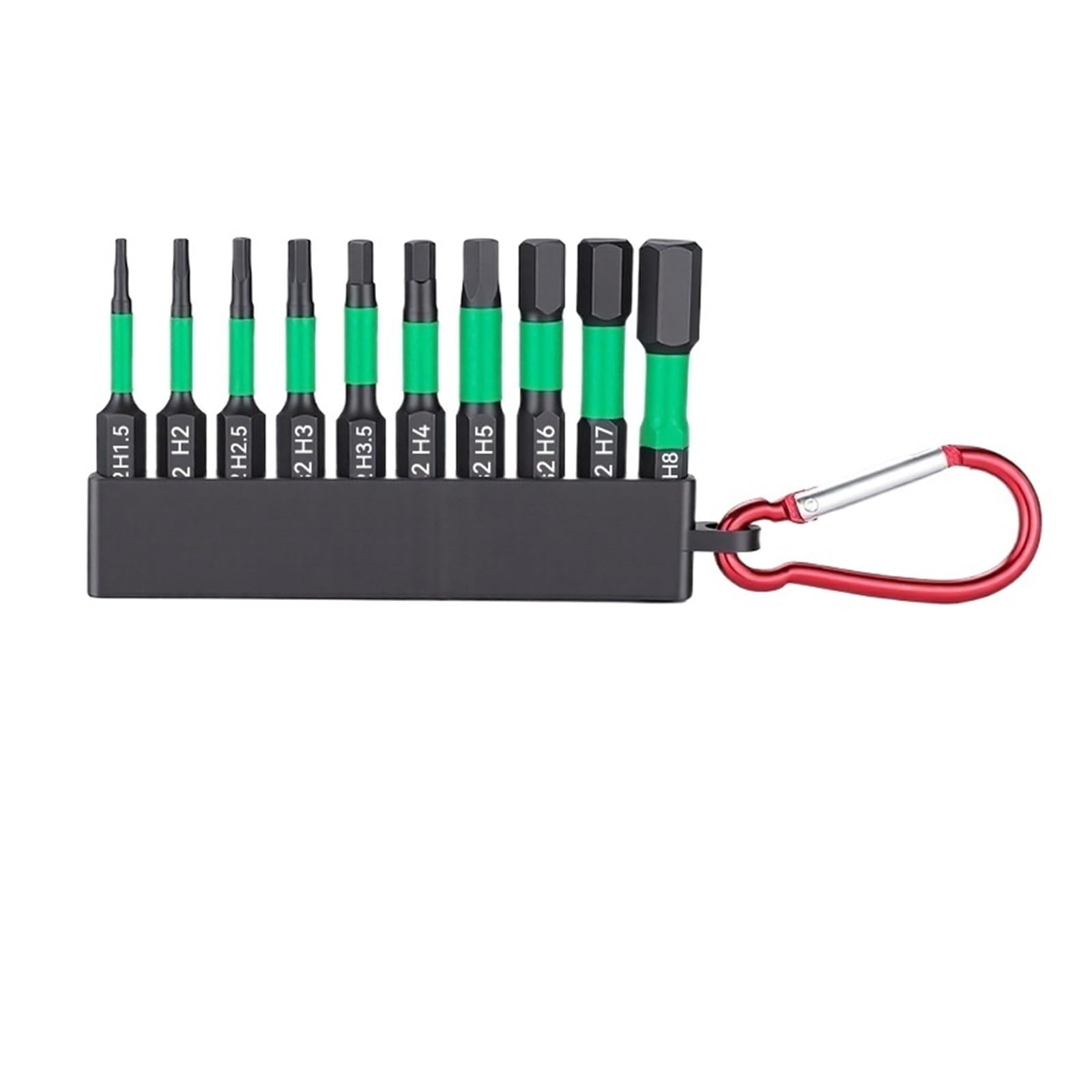 Yanyaxm Hex 10Pcs Impact Torx Drill Bit Set Head Shank Magnetic Screw Driver Phillips Slotted Crewdriver Bits Electric Tools