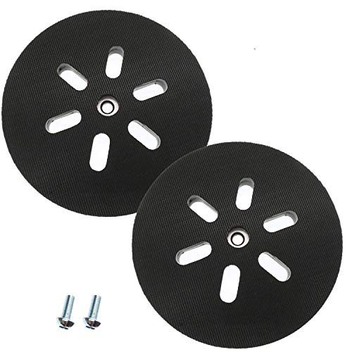 Sander Replacement Pad for Bosch ROS65VC 1250DEVS 3727DVS 3727DEVS, 2PCS 6 Inch Hook-and-loop Orbital Sander Backing Pad Compatible with Bosch RS6045 & RS6046