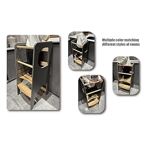 Woodenstepstoolforkidspremiumadjustableheighttoddlerstoolkidsstepstoolwithhandleandsafetyrailperfectforkitchenbathroomandbedroom Urban Country Home Decor Wooden step stool for kids premium adjustable height toddler stool kids step stool with handle and safety rail perfect for kitchen bathroom and bedroom urban country home decor