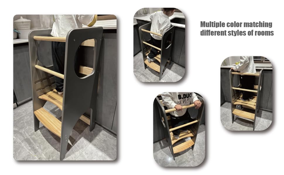 Woodenstepstoolforkidspremiumadjustableheighttoddlerstoolkidsstepstoolwithhandleandsafetyrailperfectforkitchenbathroomandbedroom Urban Country Home Decor Wooden step stool for kids premium adjustable height toddler stool kids step stool with handle and safety rail perfect for kitchen bathroom and bedroom urban country home decor