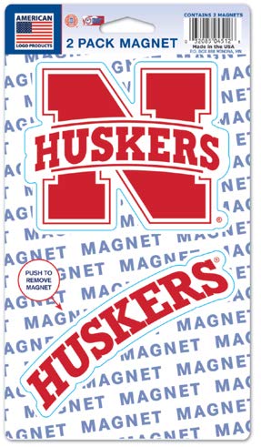 Aimant Nebraska Cornhuskers WinCraft 10x10 cm pour fixer vos papiers