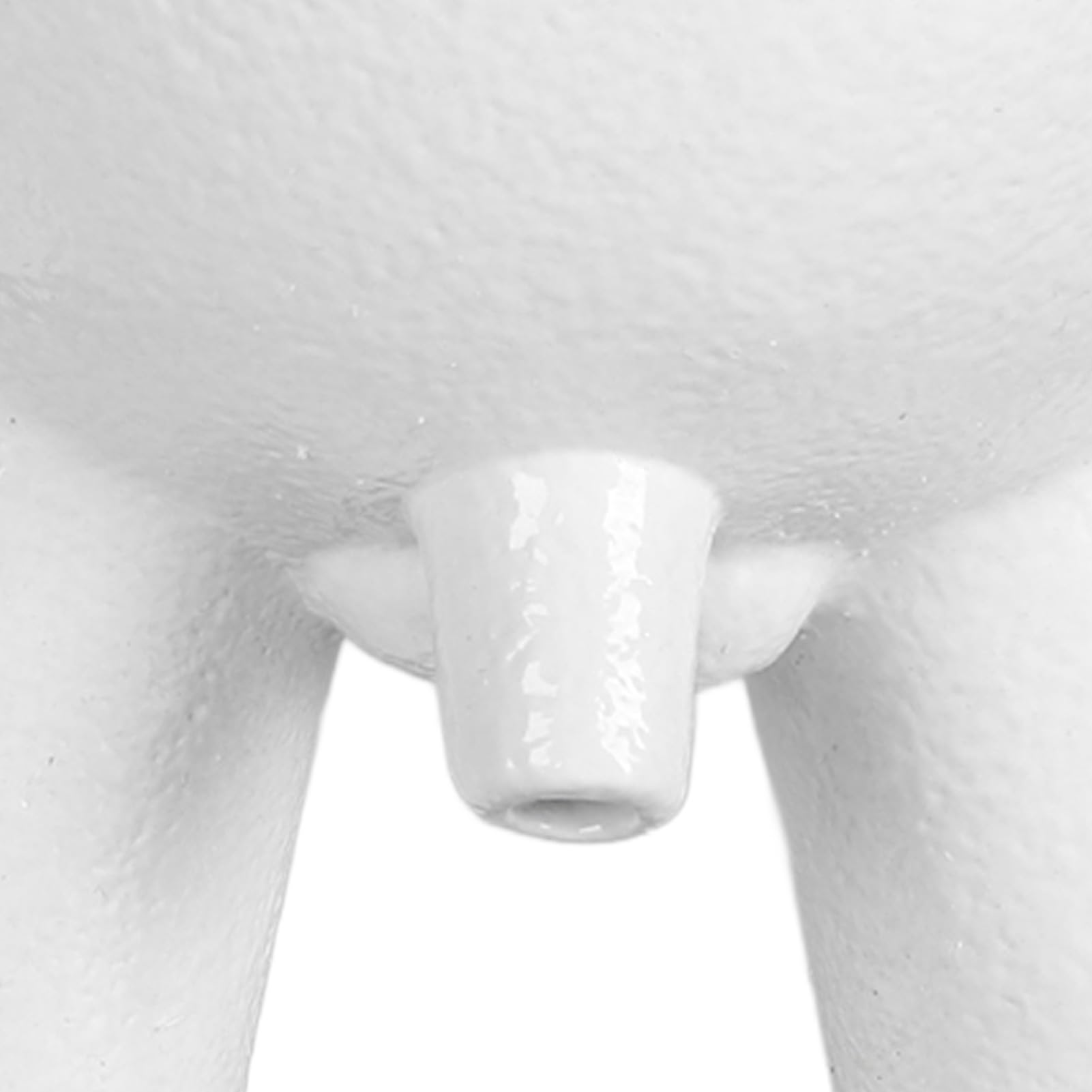 ANGGREK „Succulent Planter Pots Ceramic Flower Pot with Drainage and Saucer for Indoor Outdoor Plants Funny Peeing Design Unique Gardeners” (WHITE)