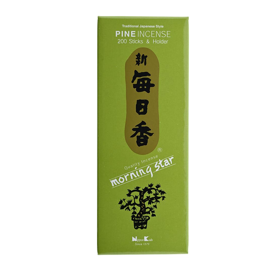 Morning Star Pine Incense 200 Sticks | Natural, Eco-Friendly Aromatherapy | Plastic-Free, Paper Packaging | Relaxation, Meditation & Home Fragrance