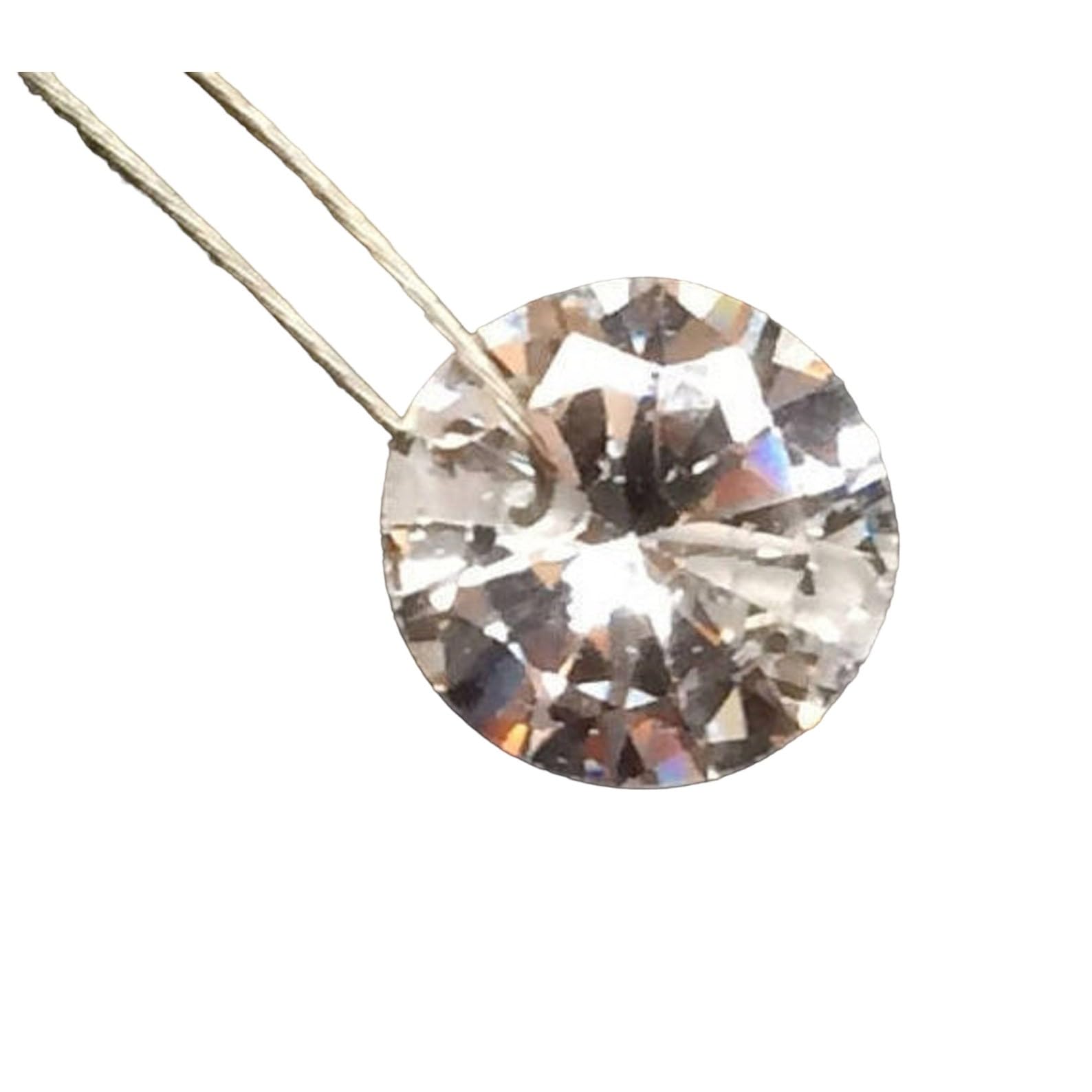 Diamants CZ transparents facettés pour remplacer une pierre perdue sur bijou - 8