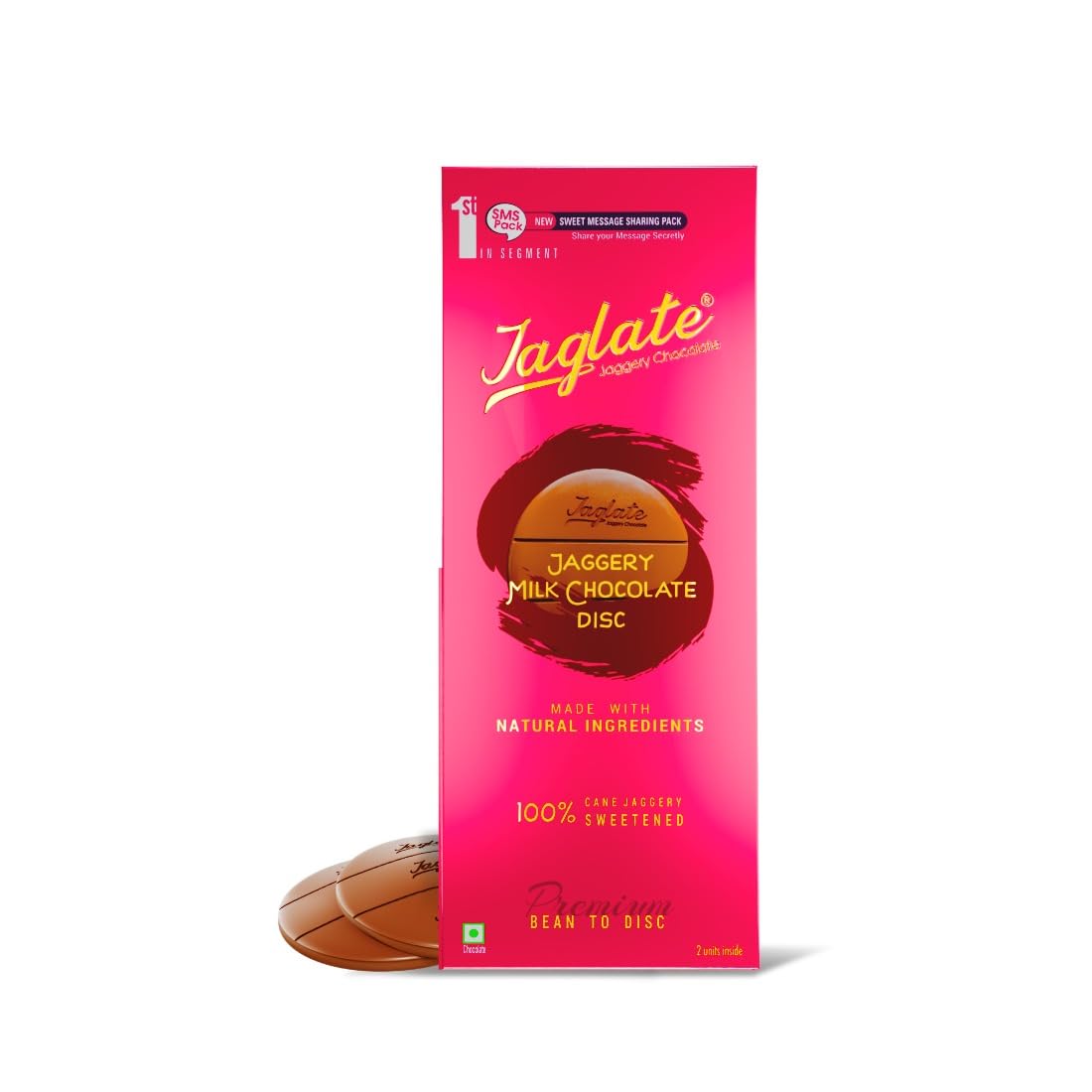 Jaglate Jaggery Milk Chocolate Disc Starter Pack | Small Batch Handmade Artisan Chocolate Sweetened With Pure Cane Jaggery | Trial Taste Box For First-Time Chocolate Lovers (2 Pieces, 20G)-image-40