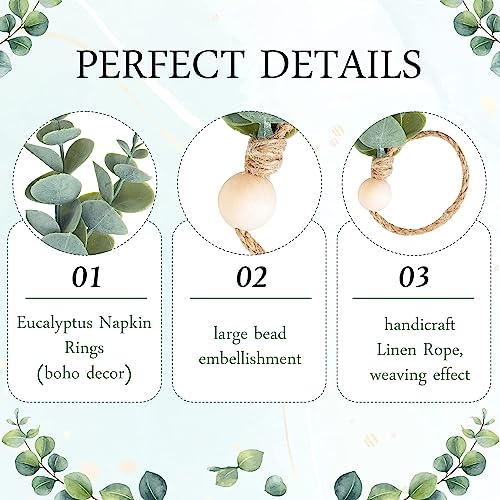 Dd Defined Deco B0C3GKM16C Defined Deco Napkin Rings Set Of 12 thumb #2