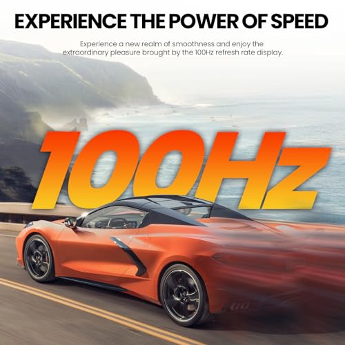 CRUA 24 Inch Curved Monitor, FHD(1920×1080p) 100HZ 99% sRGB Computer Monitors, LED Filter Blue Light 178° Wide Viewing Angle PC Monitor for Home, Office and Dormitory(HDMI, VGA)-White - Image 5