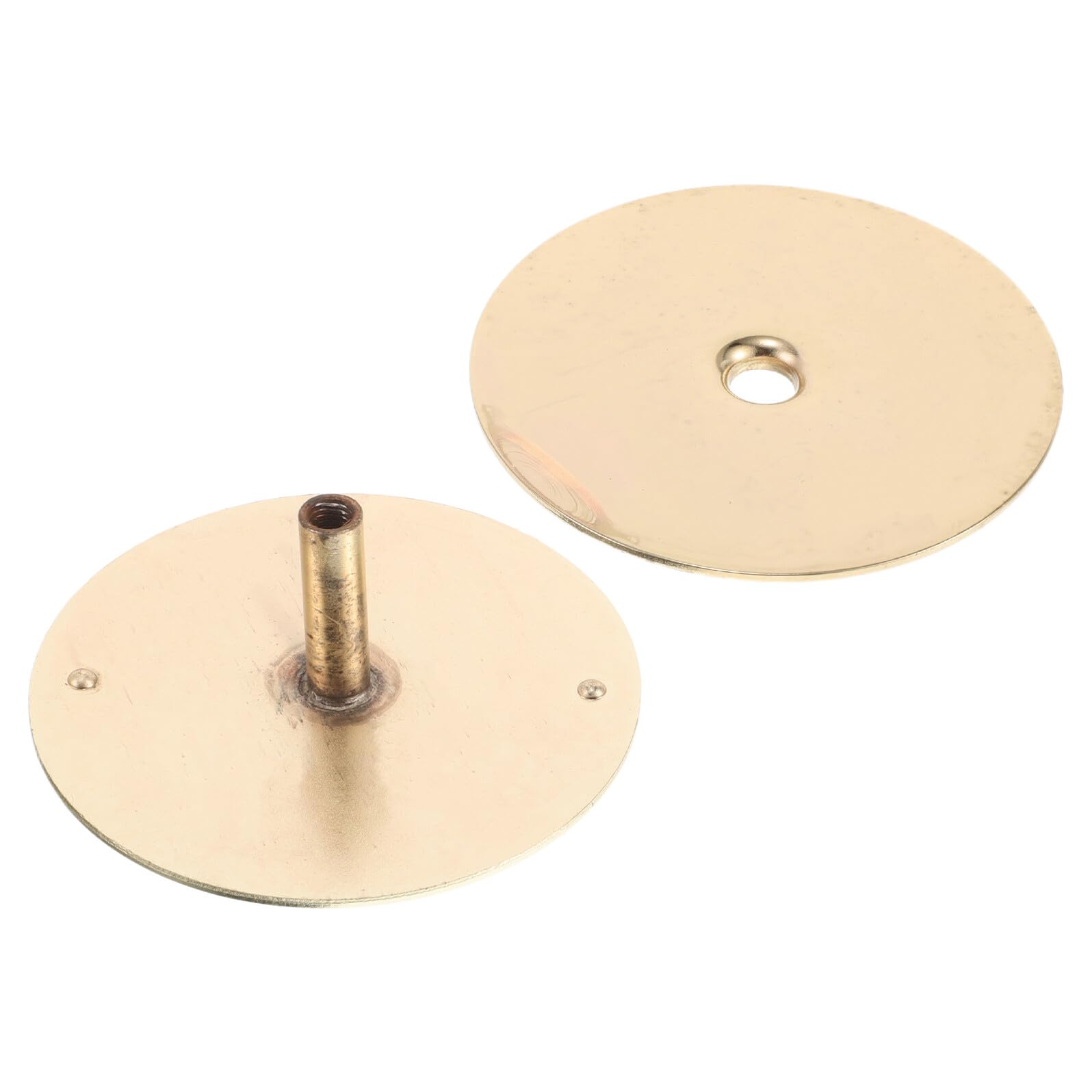 Placa de cubierta dorada de hierro resistente de 2 5/8 pulgadas para puerta
