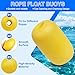 OROOTL Rope Floats Marine Buoy Float, 4/8pcs Crab Trap Floats Buoys Fishing Marker Buoy Plastic Water Buoy for Boats Pool Kayak Crabbing Dock Ski Anchor