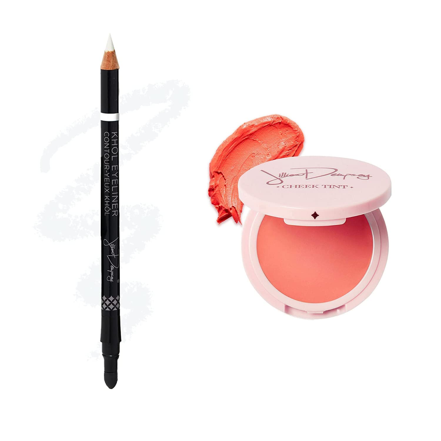 Jillian Dempsey Kh l Eyeliner in FTA White Cheek Tint in Poppy