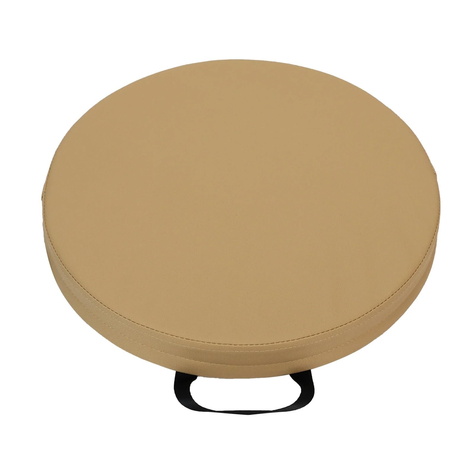 Gwyzax Stool Cushions 35CM Round Cushion Sponge Pad Dining Chair Cushions Outdoor Garden Seat Thicken Pads Stool Non-slip(Khaki)