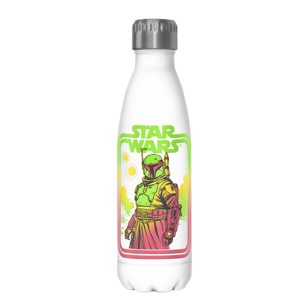 Gourde Star Wars Boba Fett retro en acier inoxydable 500ml pour garder vos boissons au frais