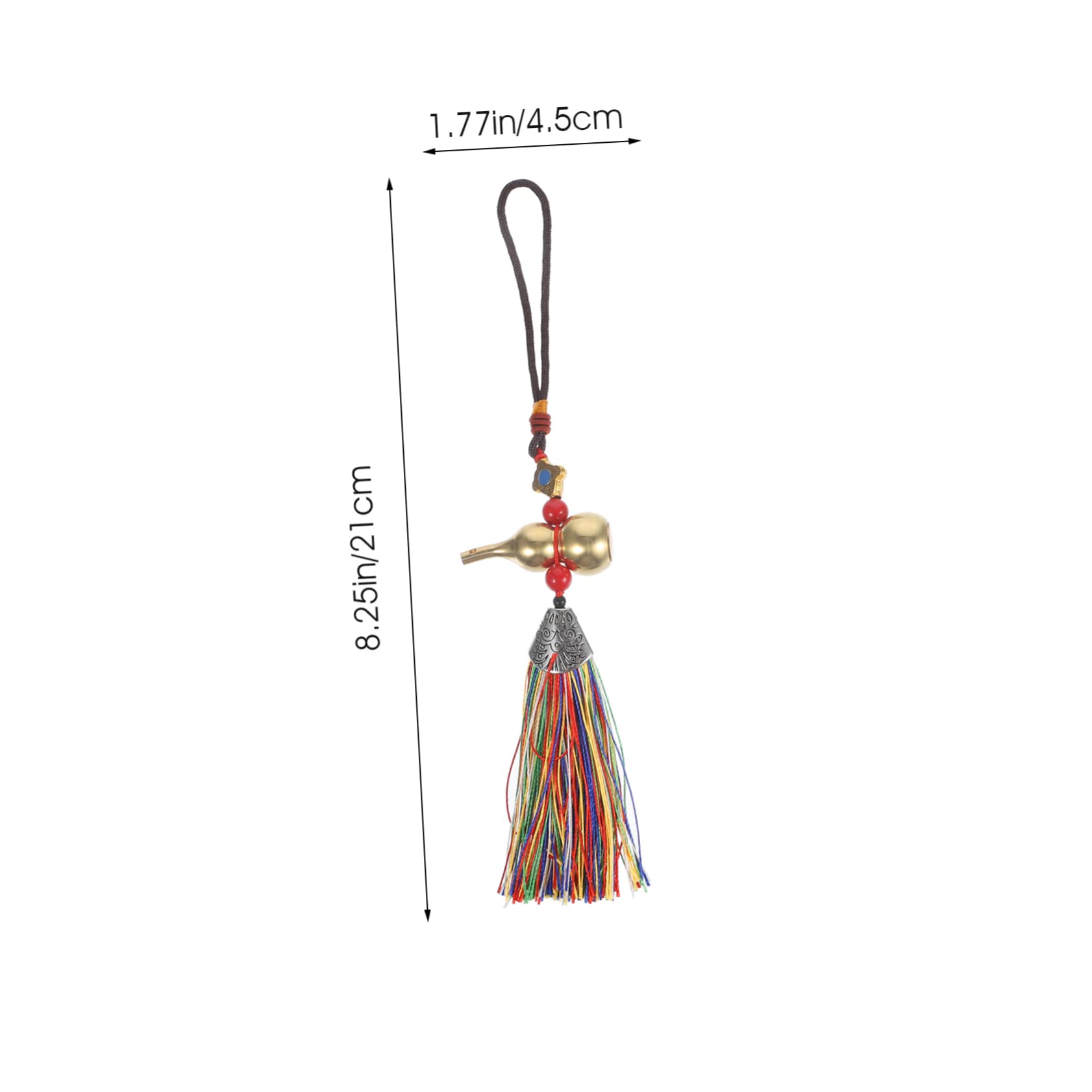 Angoily Set Di 3 Portachiavi Pendenti A Forma Di Zucca In Rame – Accessori Vintage Feng Shui Per Chiavi E Decorazioni Fai Da Te