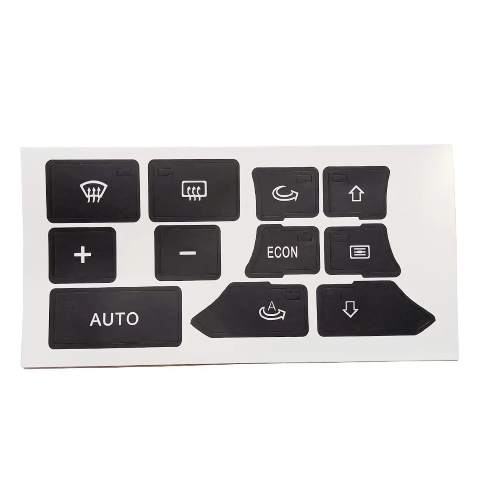 car Switch Stickers Compatible with for A3 8P 2003 2004 2008 Air Conditioner Climate Switch Button Decal Sticker Fix Faded Ugly Anti Scratch