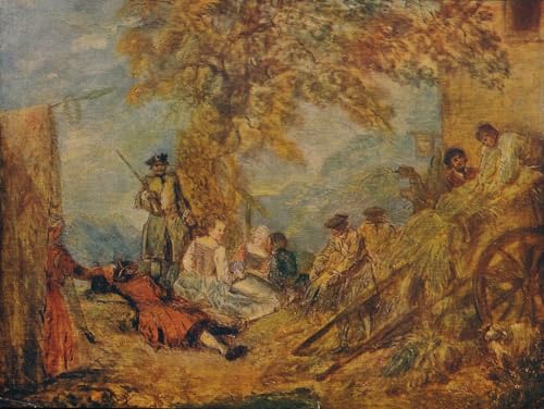 Image sur Toile pour Habiller un Grand Mur - Art Imprimé Watteau 60x90cm