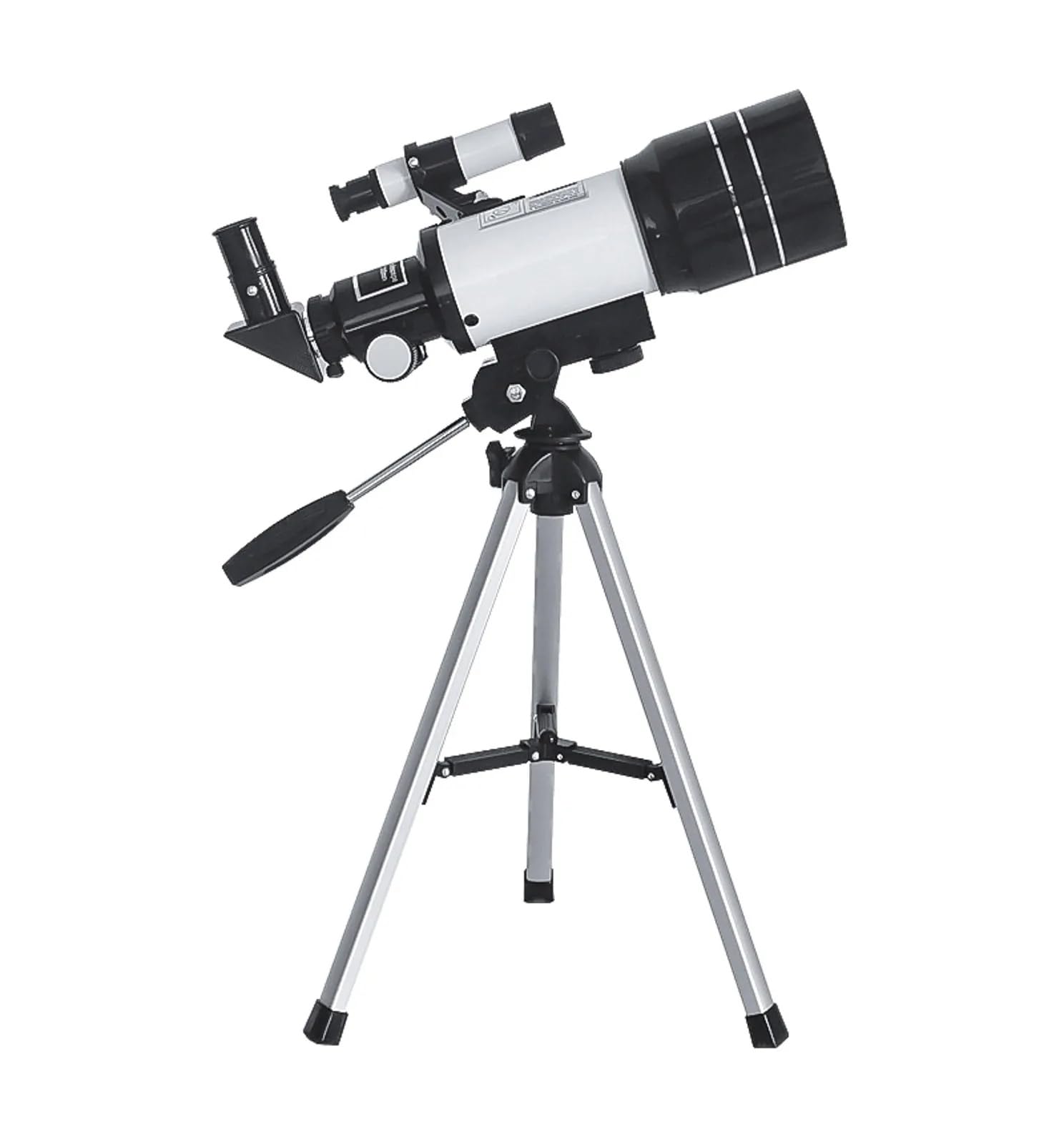 Télescope astronomique professionnel F30070 Monoculaire zoom 150 fois HD vision nocturne vue lune étoile observation des étoiles, blanc