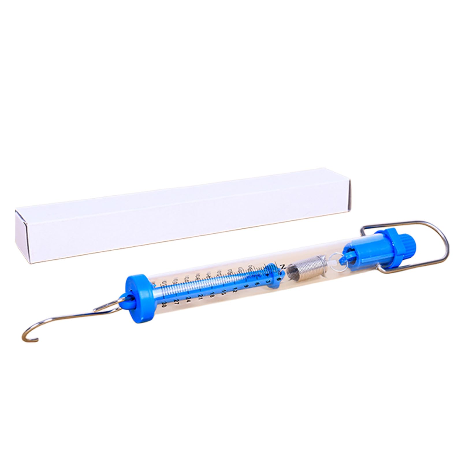 Msioytog 30N Multipurpose Spring Scale In Blue, Ideal For Weight Testing Classroom Demonstrations Spring Dynamometer Tool