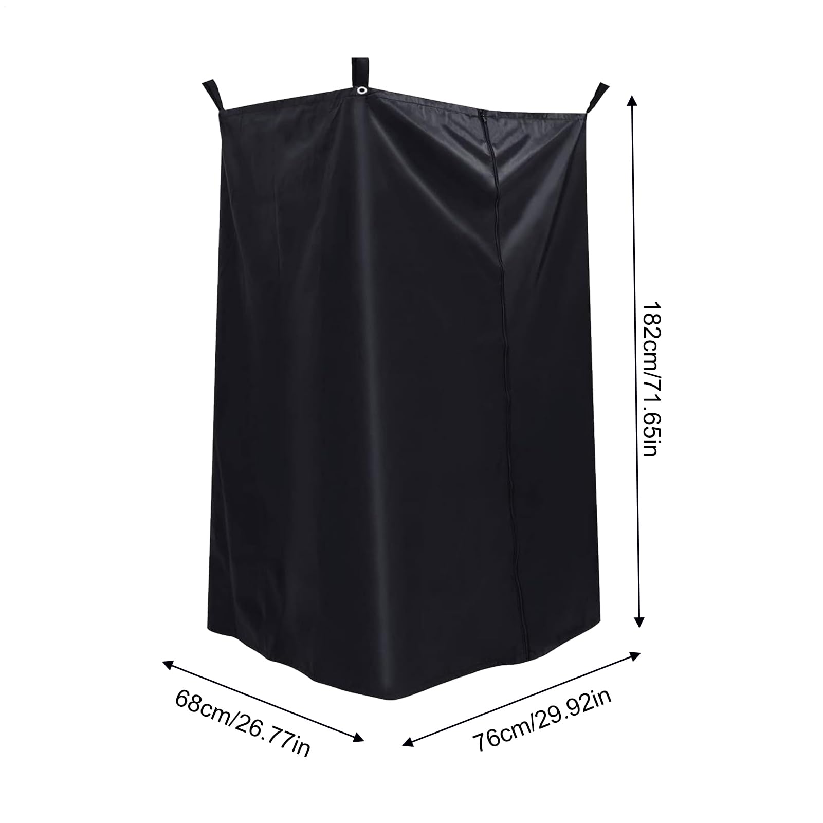Tienda de campaña portátil impermeable para vestuario, cabina de vestidor plegable con bolsa de transporte