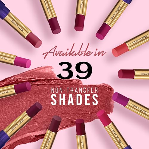 Image of Maliao Non-Transfer Waterproof Lipstick Color Stay | Long-Lasting & Smudge-Proof | Bold, Vibrant Color | Kiss-Proof & Transfer-Resistant | All-Day Wear | 611-Cerise Red, 4g