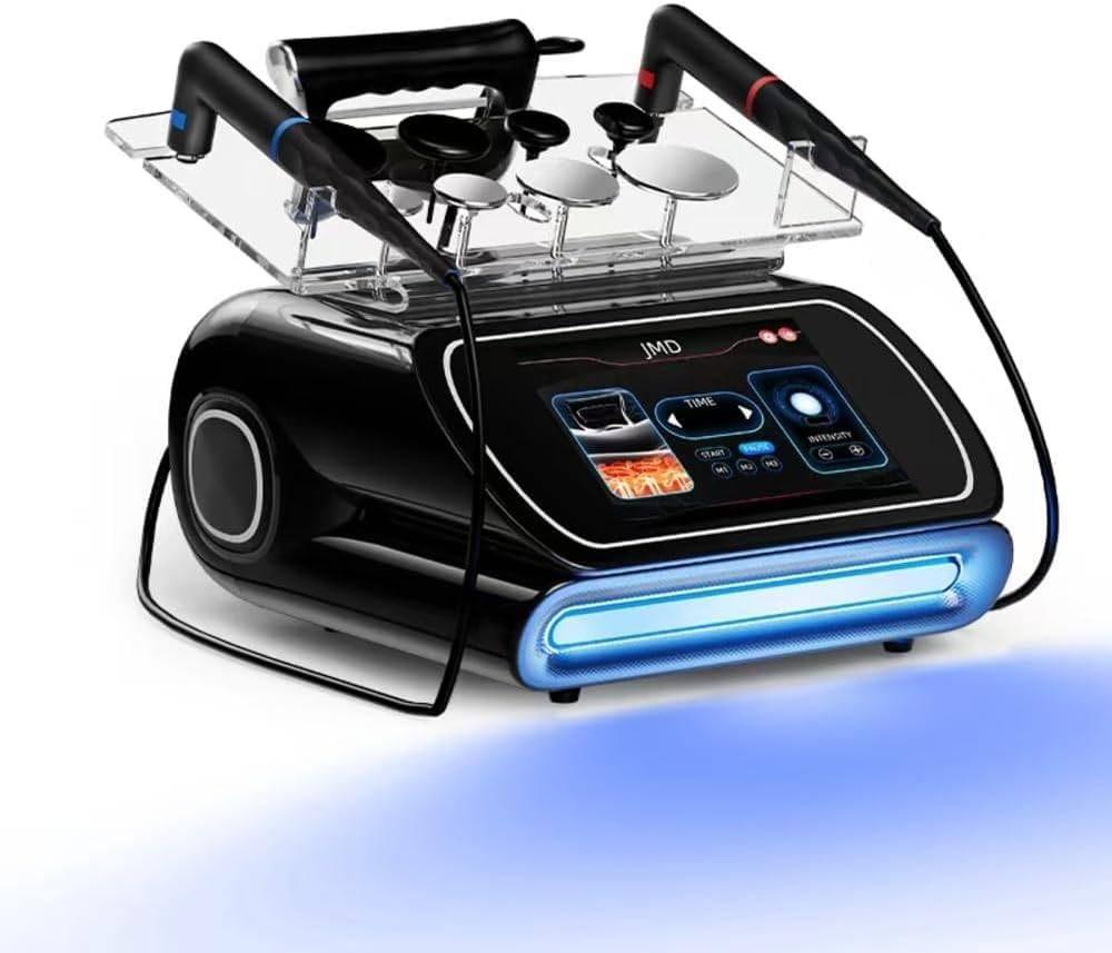 GAYAYAS 448kHz Diathermy Physiotherapy Machine, Portable Diathermy Therapy Machine, Cet Ret Tecar Device Physical Therapy Physiotherapy Pain Management for Skin Firming, Loss