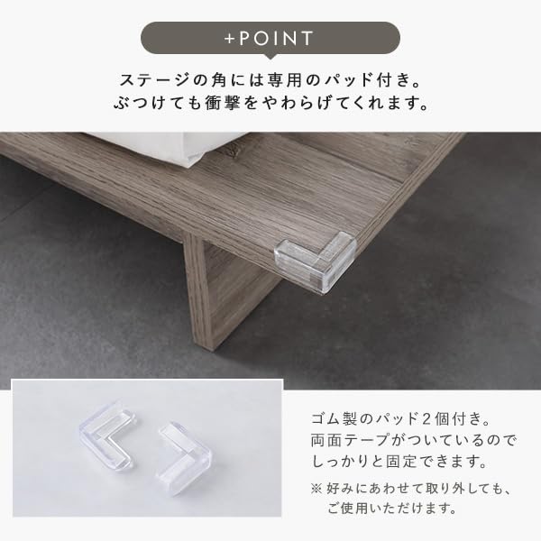 Amazon｜RASIK ベッド セミダブル ステージ無しタイプ ボンネル