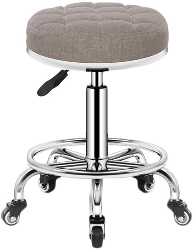 Buy Rolling Stool Adjustable Height Vanity Chair Drafting Massage Spa