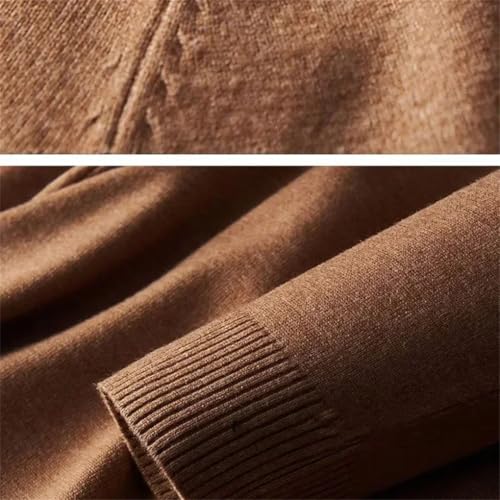 Men's Pullover Sweaters Long Sleeve Slim Fit Comfortable Casual Knitted Sweater4