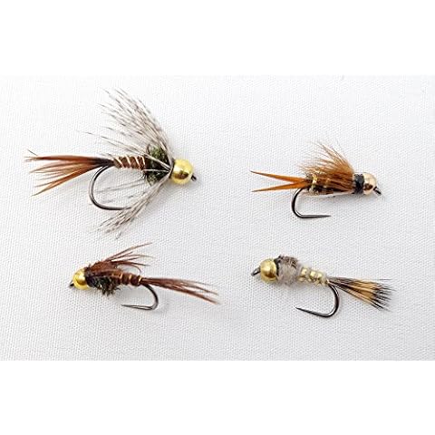 Moonlit - 24 Nymphing Flies Combo - barbless beadhead Nymphs Cover