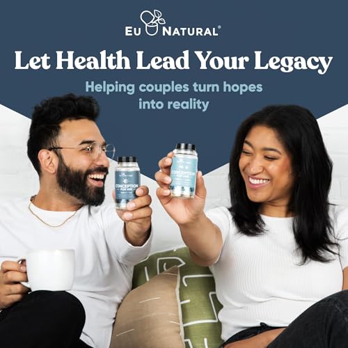 Image of Conception for Her & Conception for Him Bundle - Fertility Supplements for Couples - Hormonal Balance, Cycle & Ovulation Support + Sperm Count, Motility & Strength - 120 Vegetarian Capsules