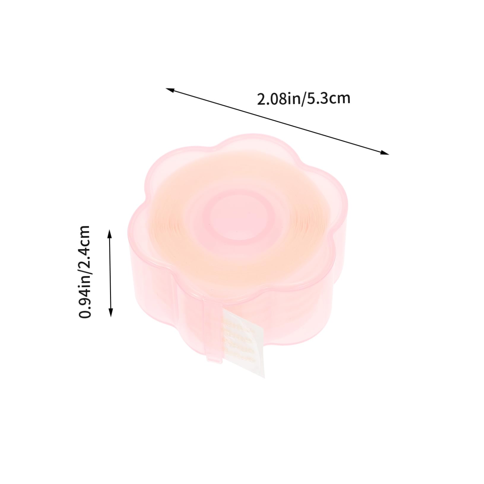 SOESFOUFU 3 Rolls Double Eyelid Tape Makeup Eyelash Tape Natural Invisible Eyelid Sticker for Women